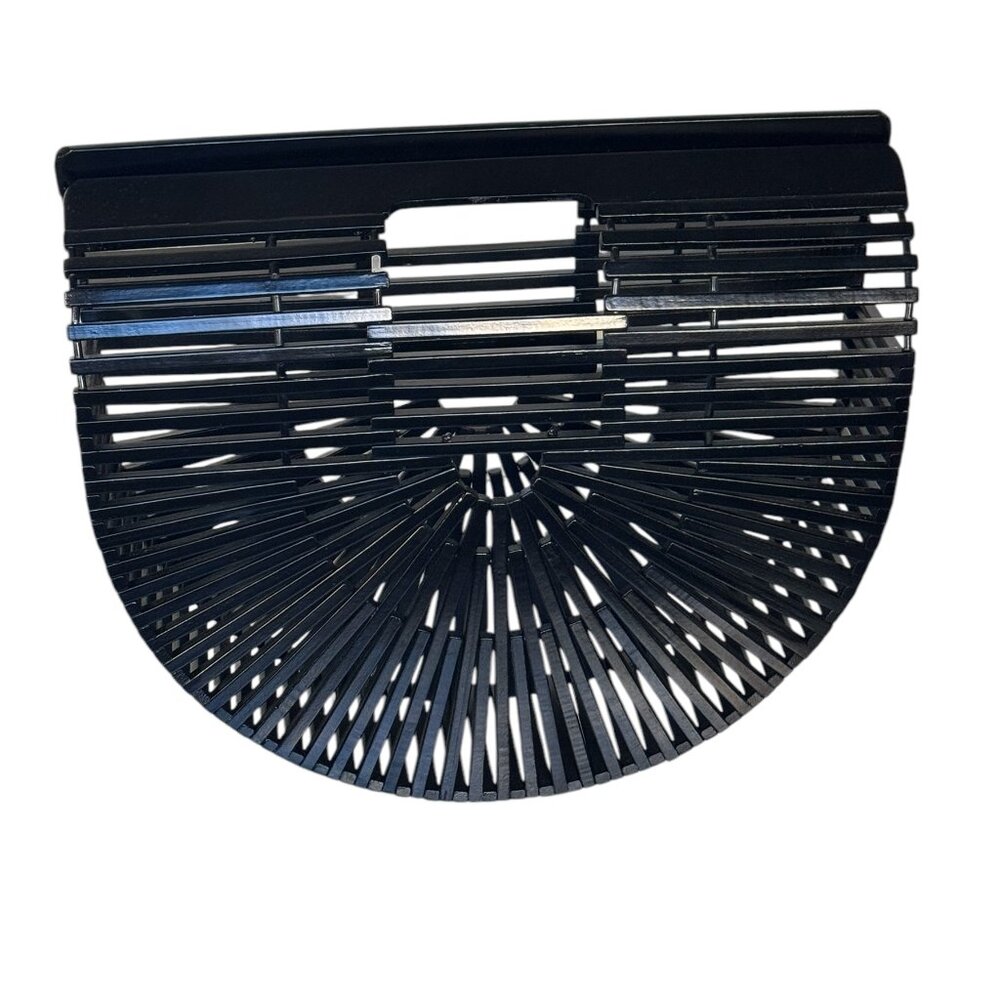 Miuco Womens Bamboo Handbag Handmade Large Tote Beach Bag